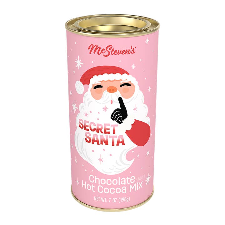 McSteven's - Wholesale Hot Cocoa Mix/Kit - Secret Santa Chocolate Cocoa (7oz Tins)0