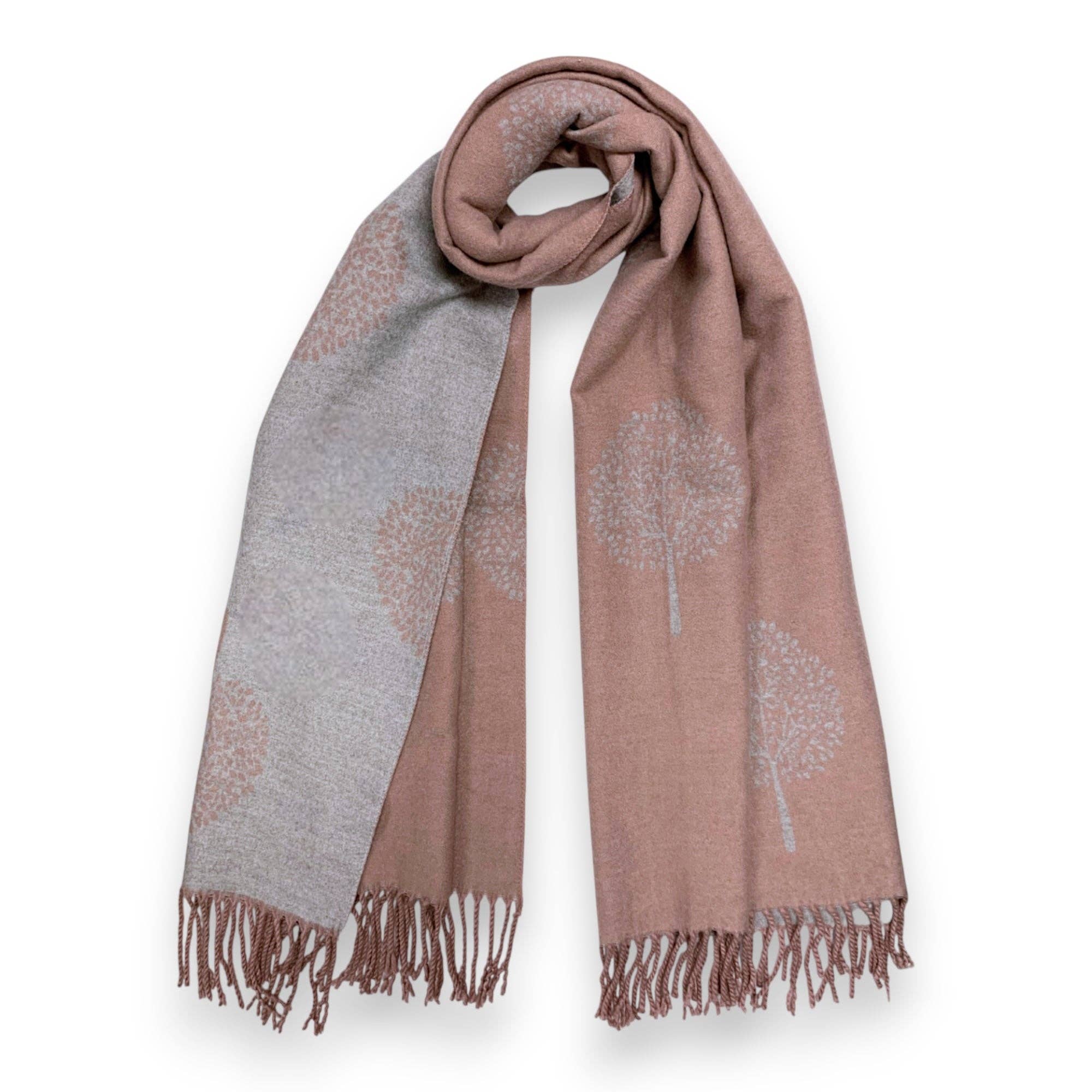 Lili Scarves (US Duty Free) – wholesale Scarf – Women's – Tree of Life Print Cashmere Blend Winter Scarf5