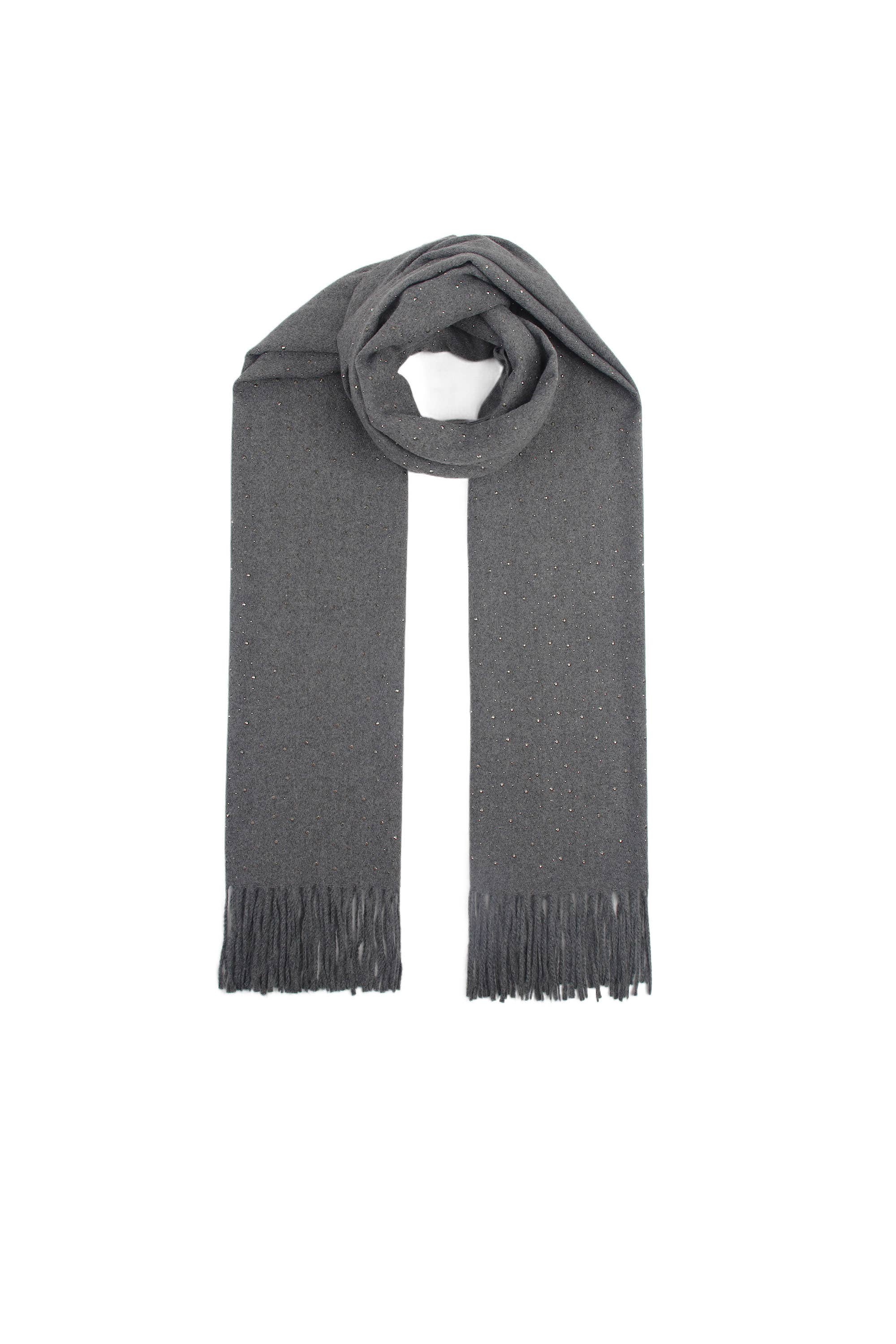 PHANIE MODE - Wholesale Scarf - Women's - E-09300 Scarf with rhinestones and fringes21