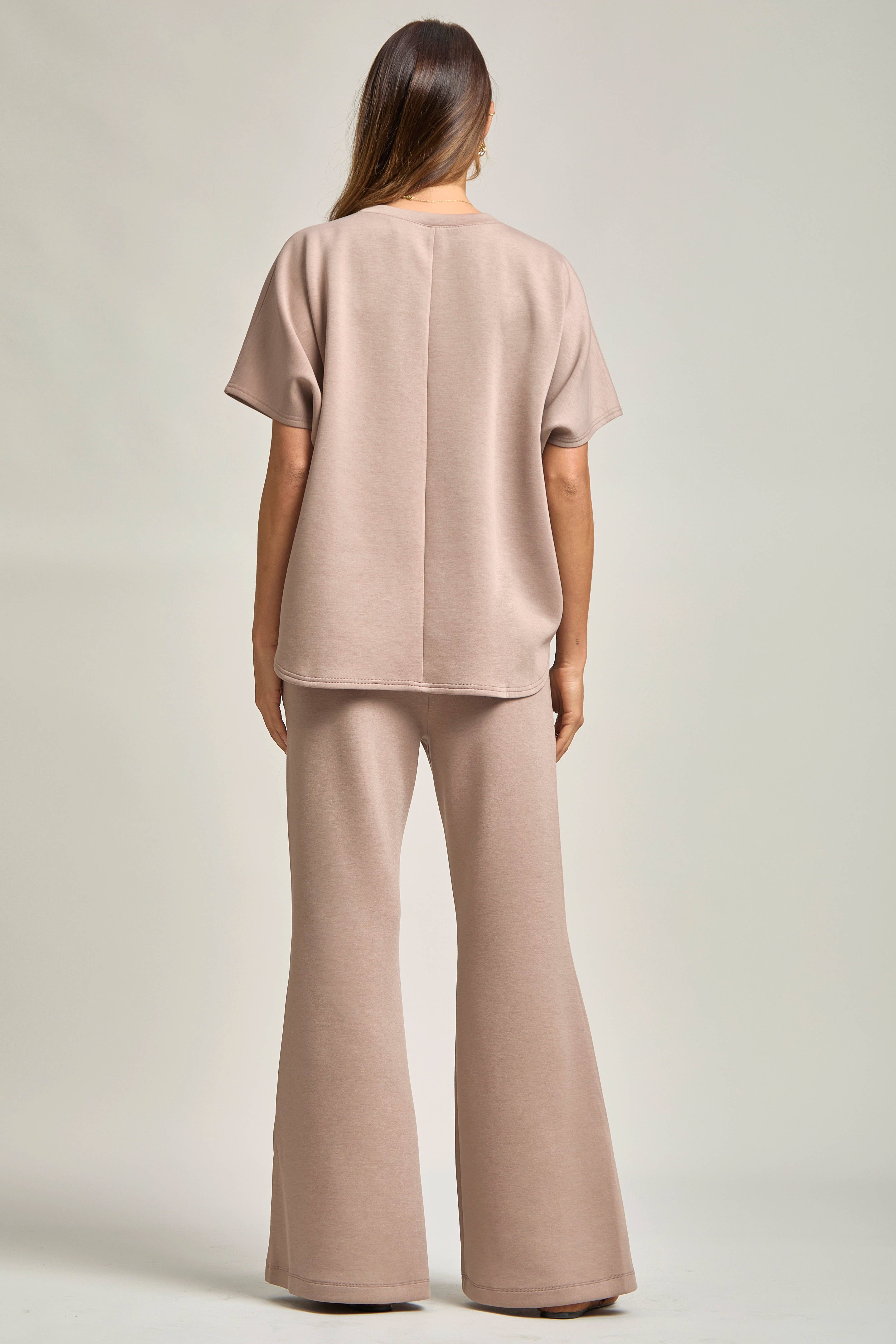 Dear Scarlett – wholesale Lounge set – Women's – Poncho Top + Bell Bottom Modal Set17