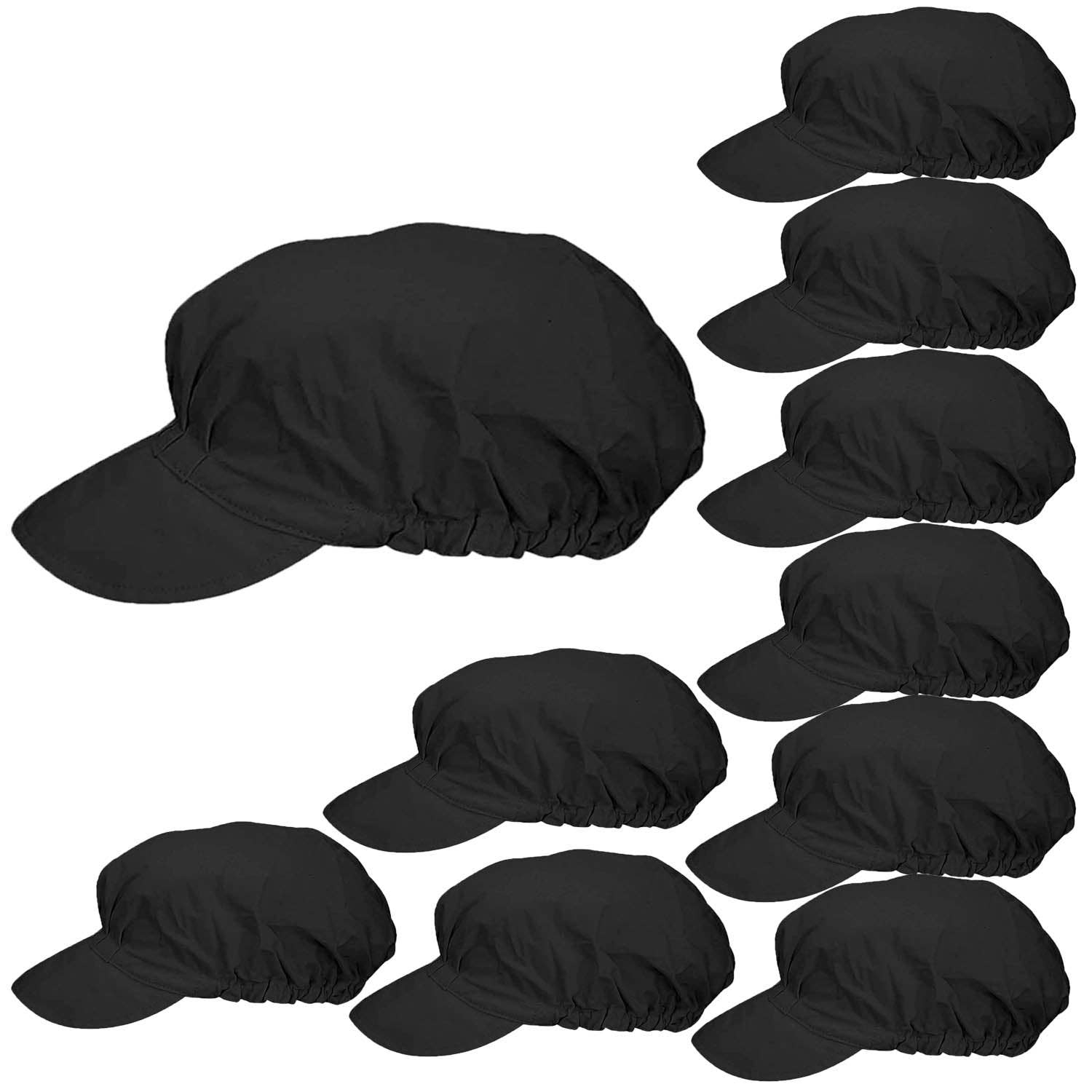 MISEMIYA - Wholesale Beanie - Women's - BLACK KITCHEN VISOR CAP - Ref.9232