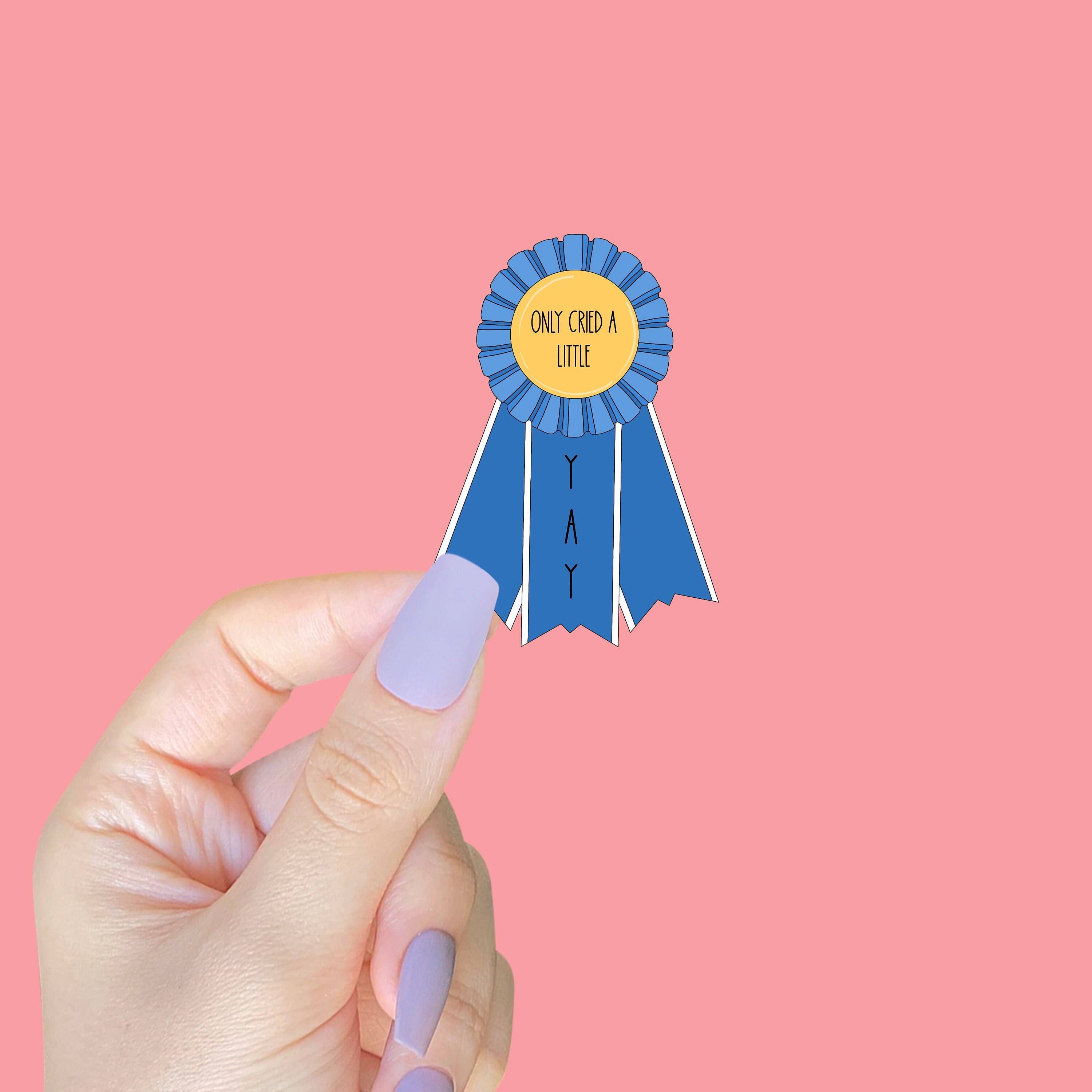 Horse Fund Designs - Wholesale Sticker - Only Cried A Little Award Sticker1