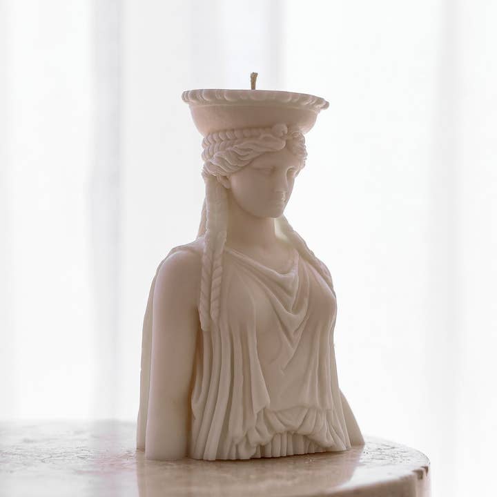 Caryatid stearinlys for engroshandel hos La Mèche