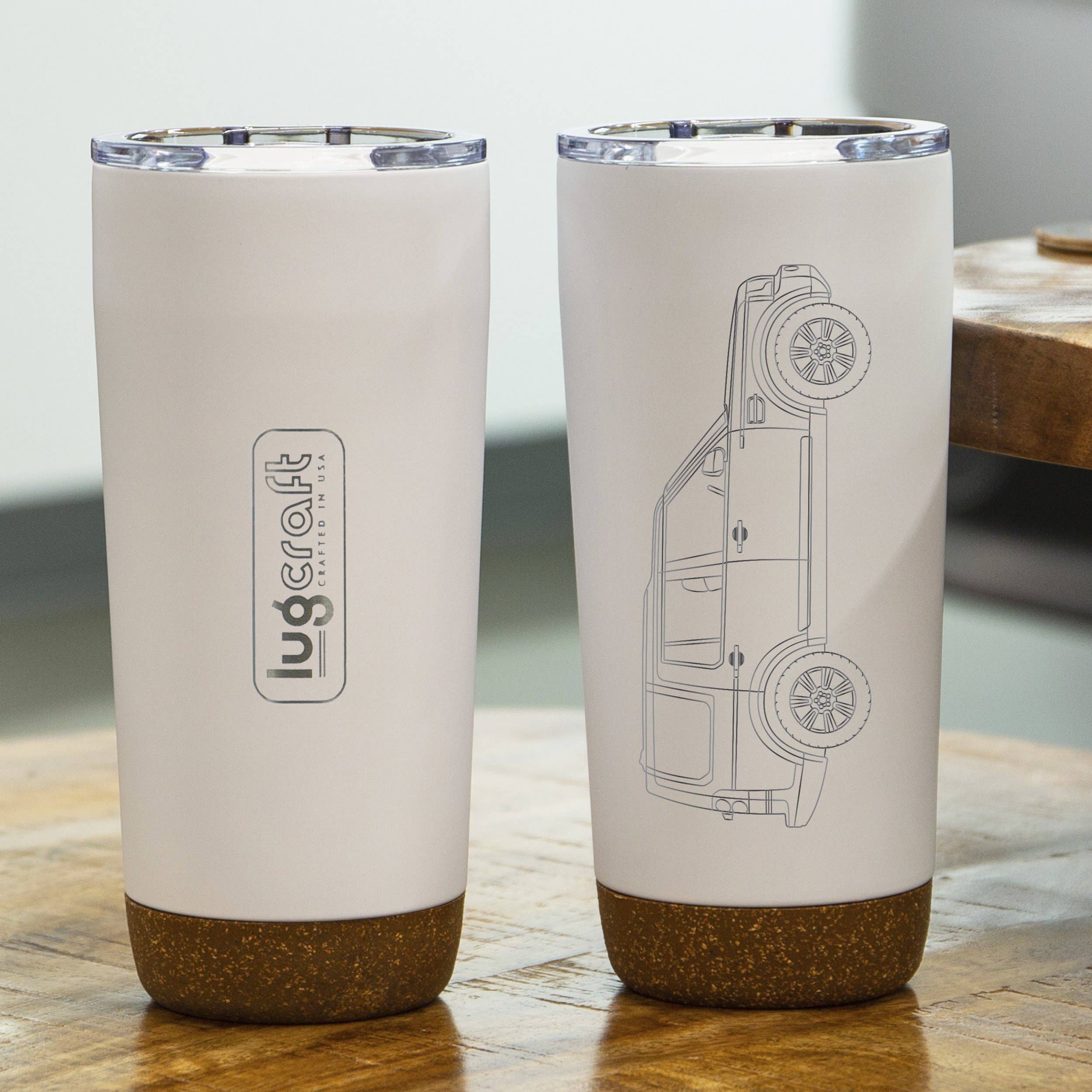 Lugcraft - Vente Gourde/bouteille isotherme - Gobelet à café Land Rover LR4 2017 SS - 20 oz0