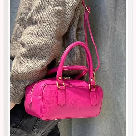 Z et Z - Wholesale Shoulder Bag - Women's - Medium grained leather handbag5