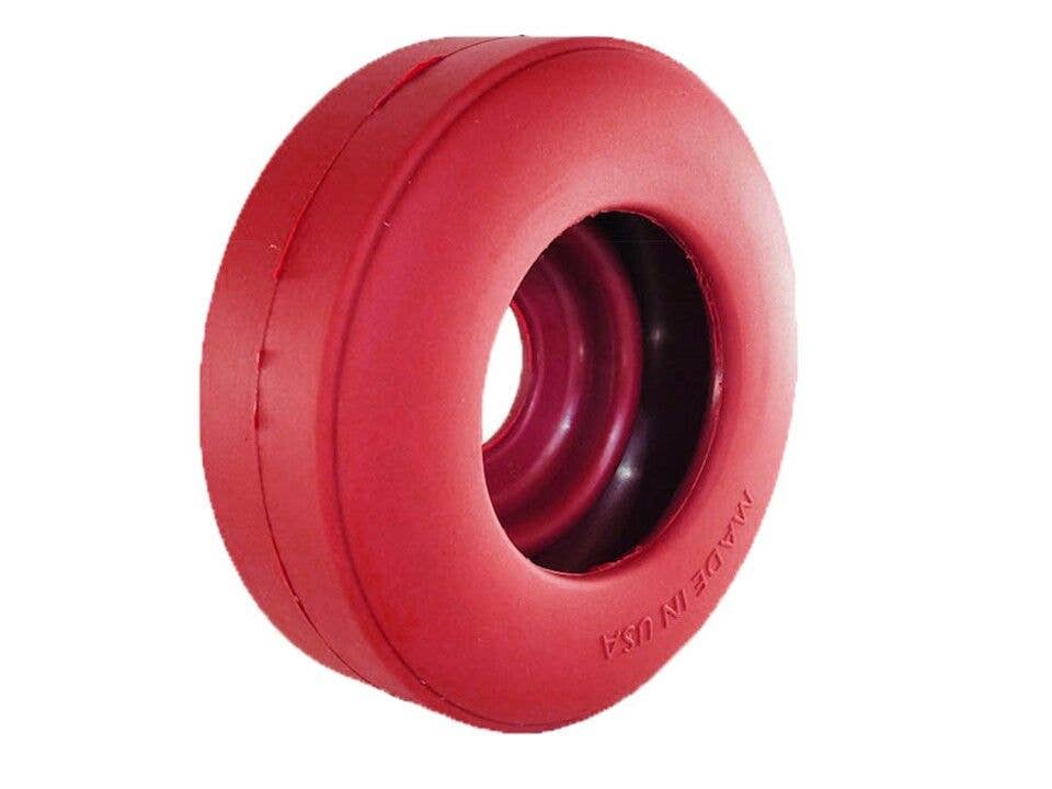 SodaPup Dog Toys – Engroshandel Tyggelegetøj til hunde - Hund – SP Life Saver - tyggelegetøj og godbidderdispenser - stor - rød3