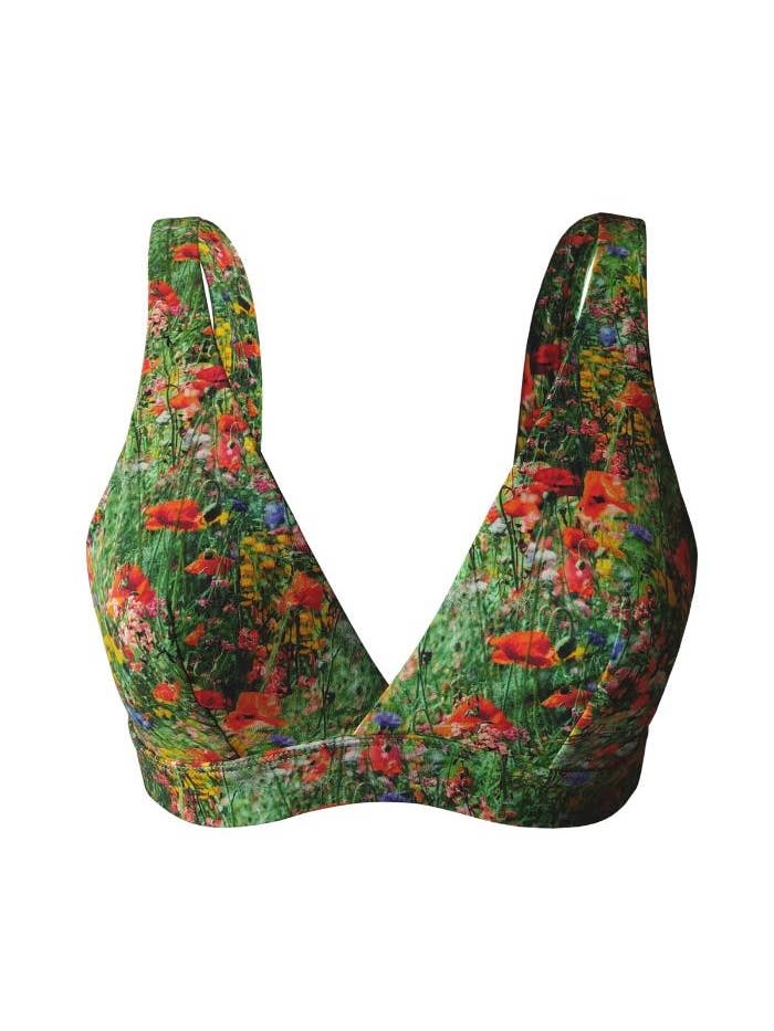 Esquisse Lingerie - Venta al por mayor Brallete - Mujer - Sujetador cruzado con estampado Prairie