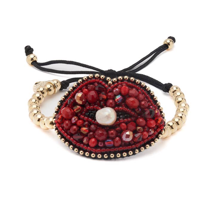 Maya Lips Hand Made Bracelet for wholesale by Skalia Fashion