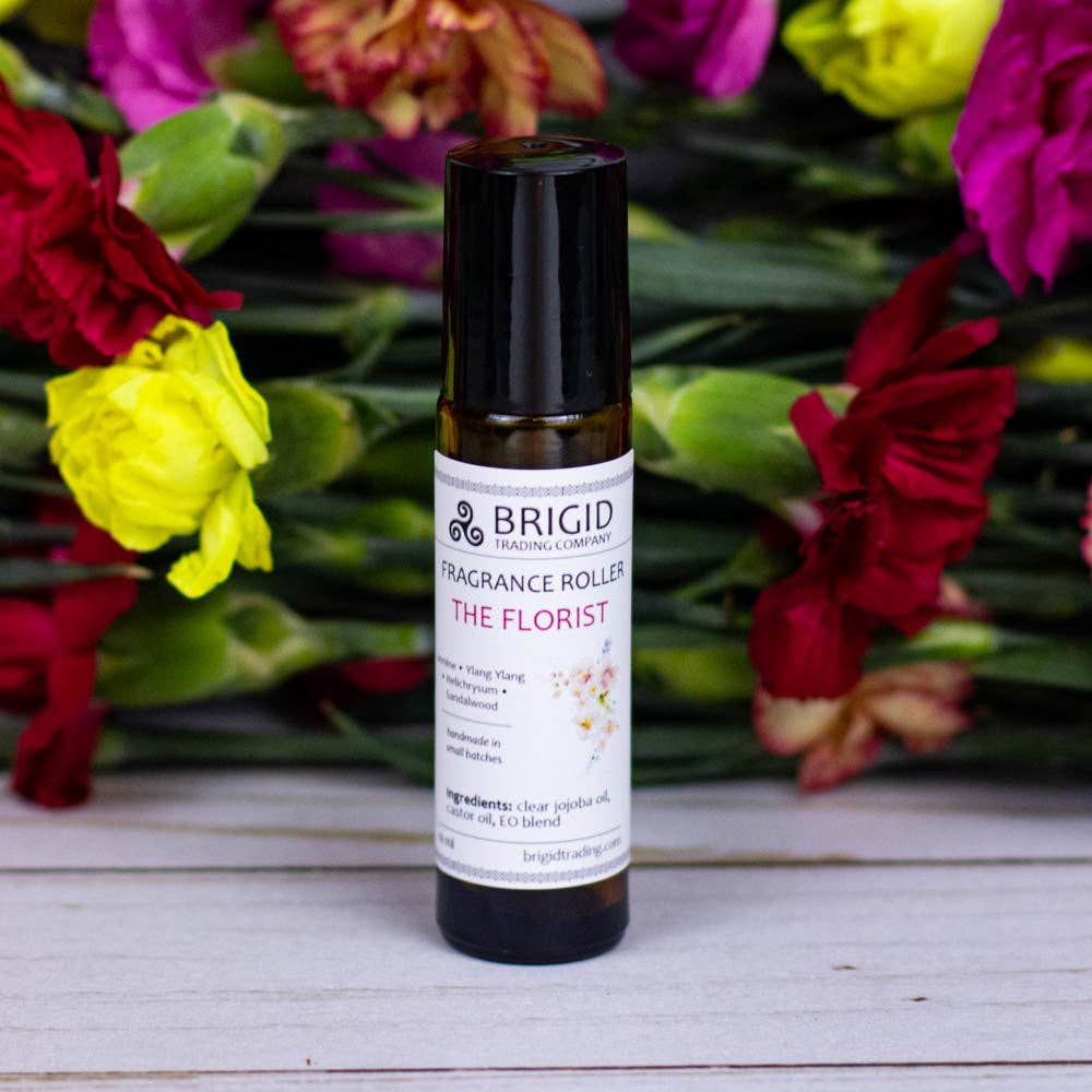 Brigid Trading Company – wholesale Roll-on-doft – Floristens doftroller - Jasmin, Ylang Ylang, Helichrysum och Sandelträ