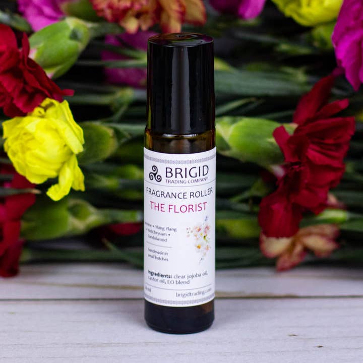 Brigid Trading Company – wholesale Roll-on-doft – Floristens doftroller - Jasmin, Ylang Ylang, Helichrysum och Sandelträ0