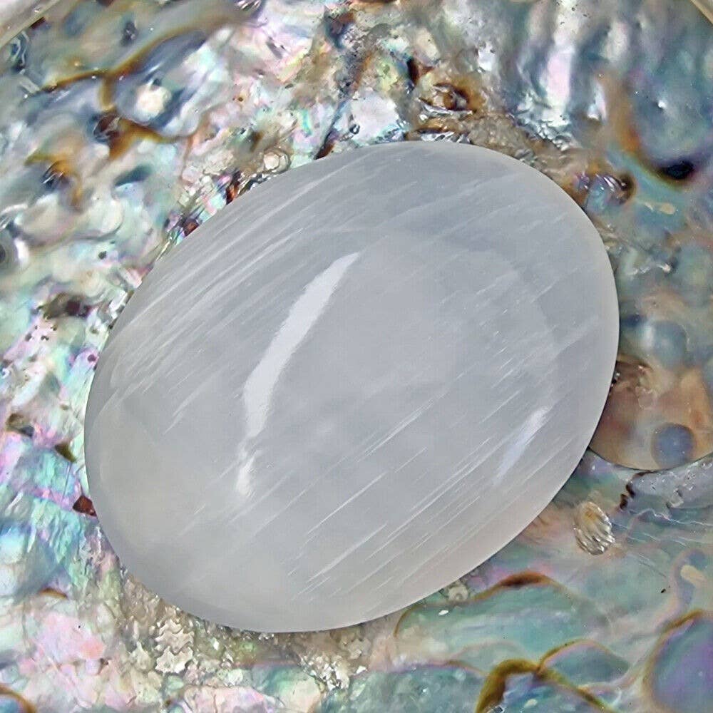 Shamans Crystal - Wholesale Spirituele steen/kristal - Selenietpalmstenen, Selenite Smooth, Selenite Selenite8