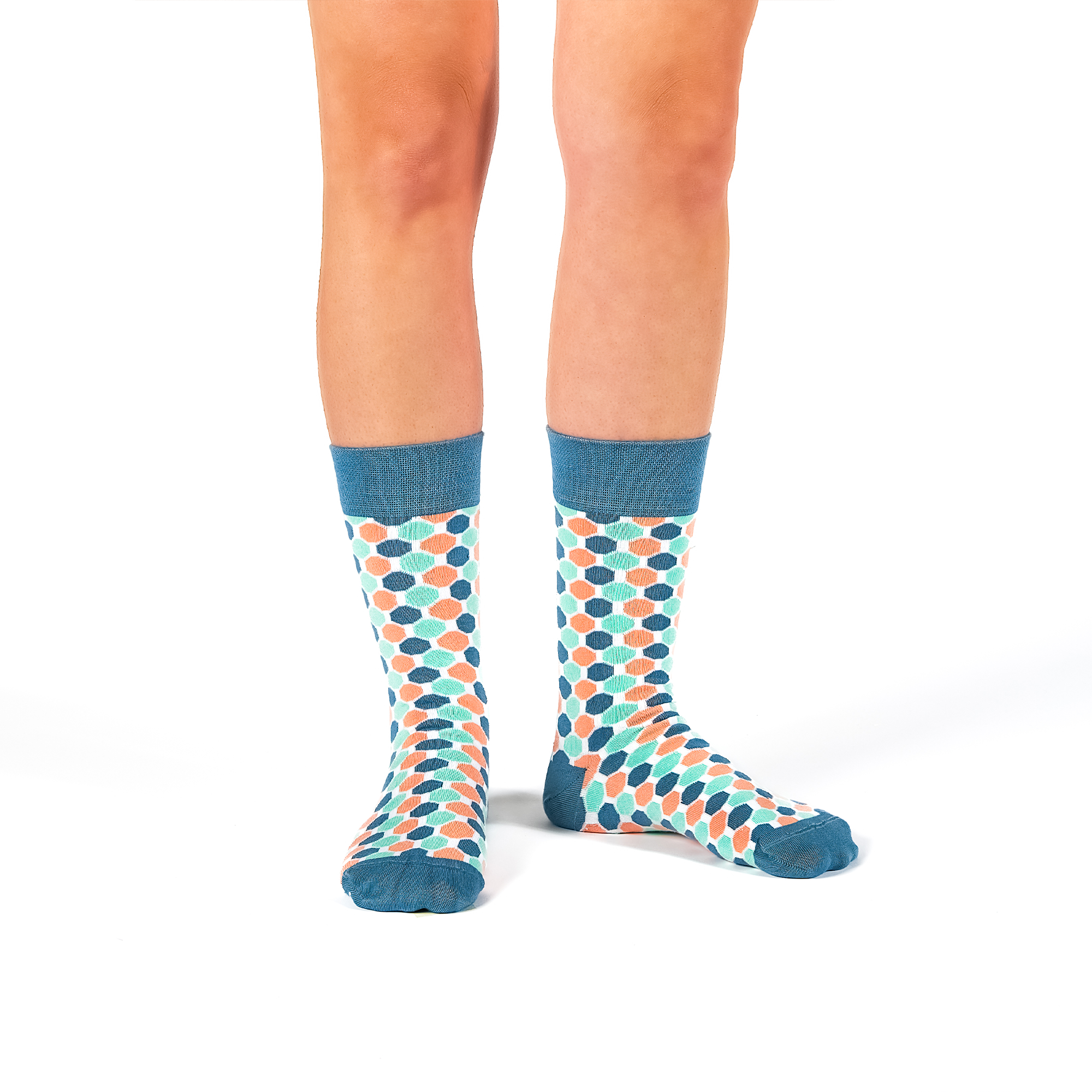 Gorilla Socks – Meias - Unissexo por atacado – Meias 70's Turtle com padrão vintage2