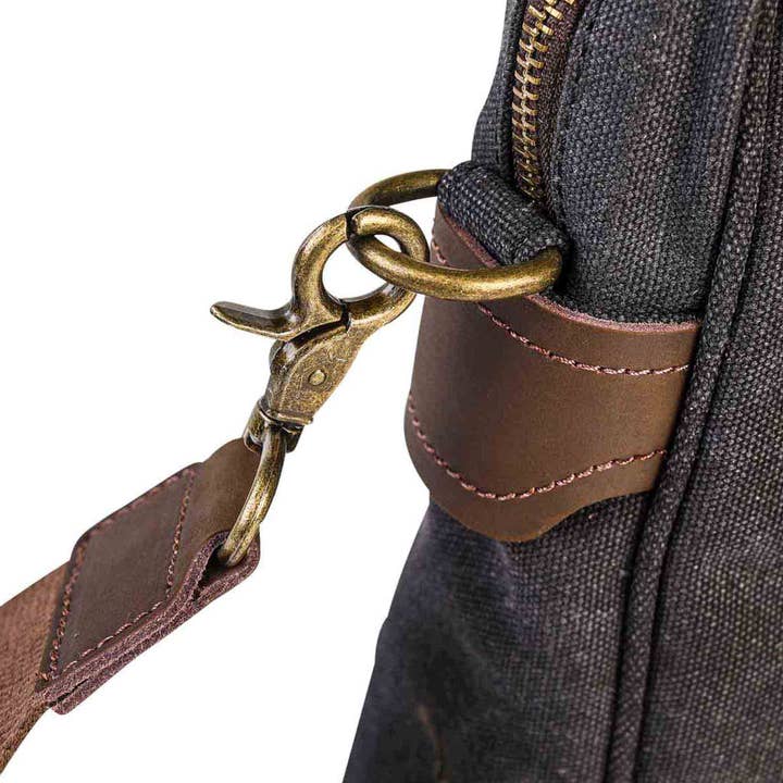 ZEDE PARIS - Wholesale Laptop Bag - Unisex - ARTS-ET-METIERS - Canvas and leather laptop bag31