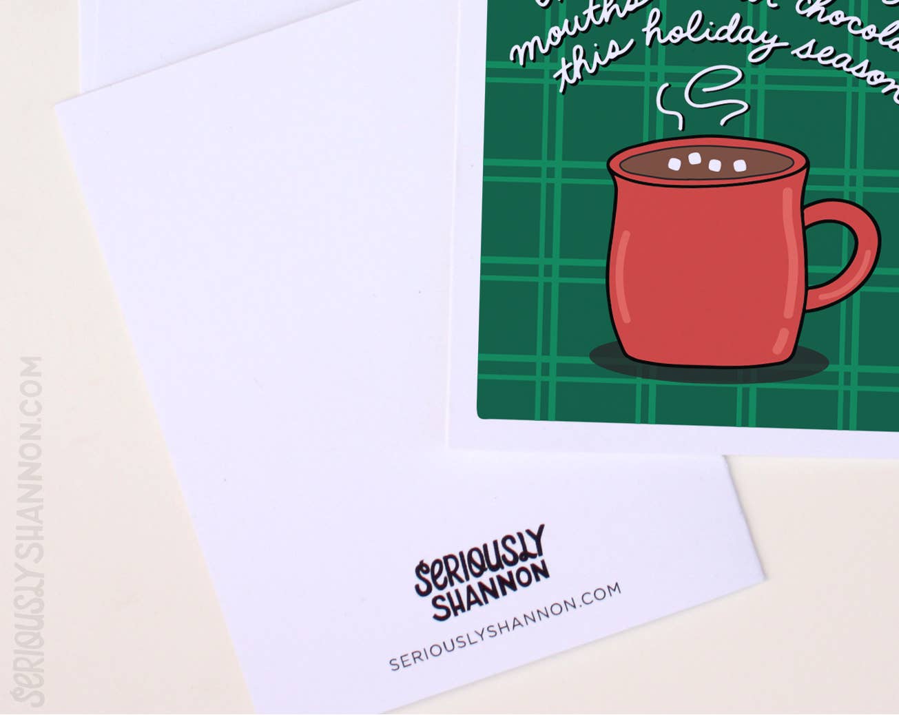 REMOVED BRAND - Wholesale Season's Greetings Card - Hot Chocolate2