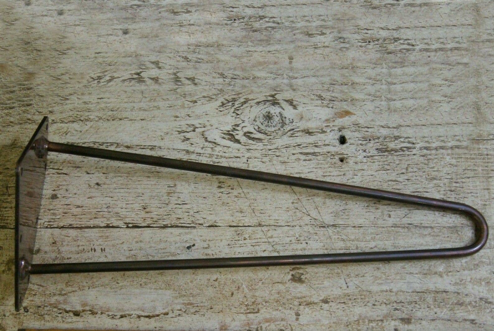 IronmongeryWorld - Wholesale Handy Tool - Pack Of 4 Retro 70's Vintage Hairpin Table Legs 12"0