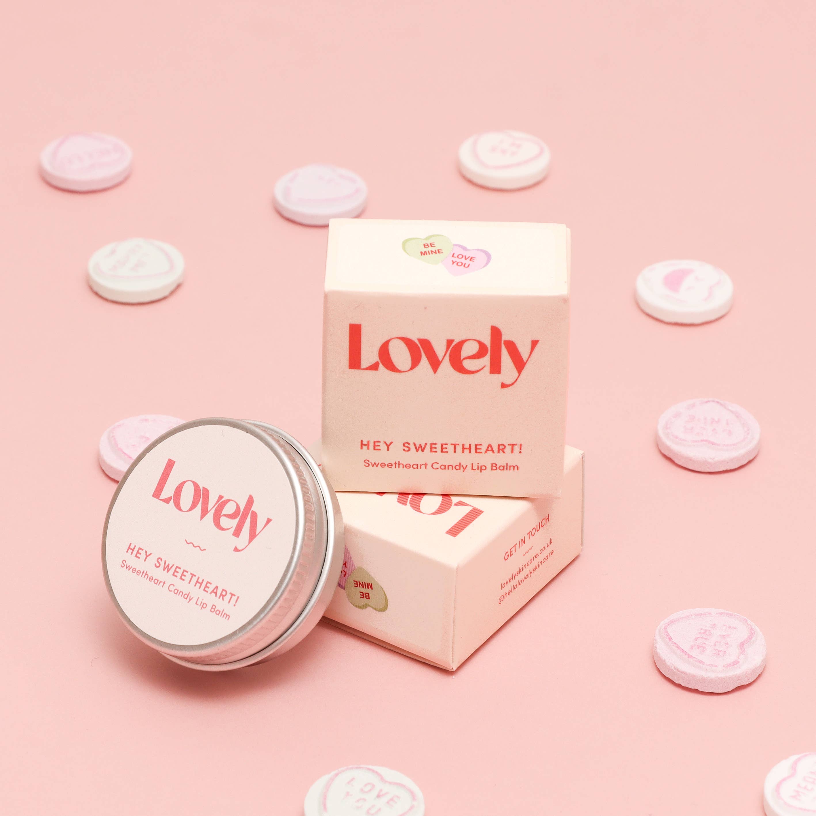 Lovely Skincare – wholesale Lip Balm – Lip Balm - Hey Sweetheart! - Sweetheart Candy1