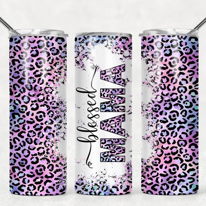 Blessed Mama Tumbler por atacado de Antisocial Designs