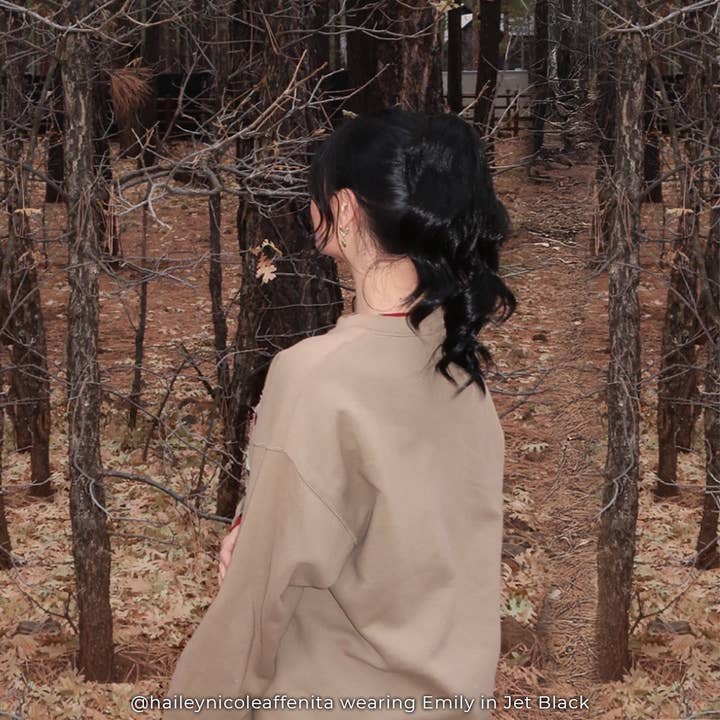 INH Hair - Wholesale Hair Clip - Women's - Emily | Half up Half Down Mini Claw Clip Pony32