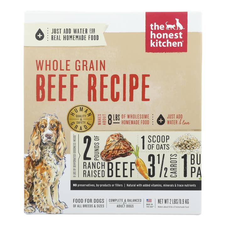 Everyday Supply Co - Wholesale Pet Food - Dog - Honest Kitchen Whole Grain Beef Dog Food, 6-Pack, 2 lb
