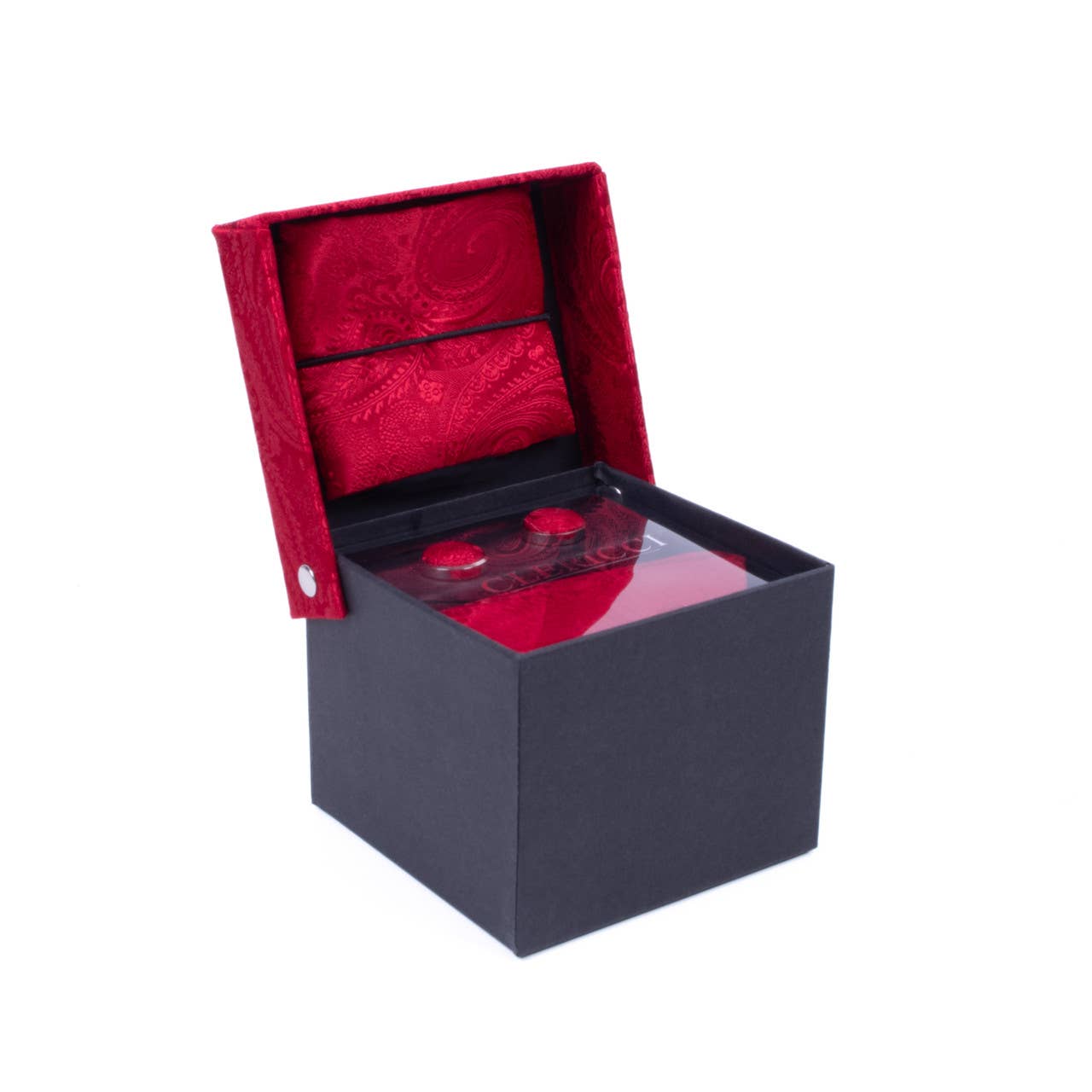 Selini New York - Wholesale Necktie - Men's - 12pc Assorted Pack Paisley Boxed Tie, Hanky & Cufflink set3