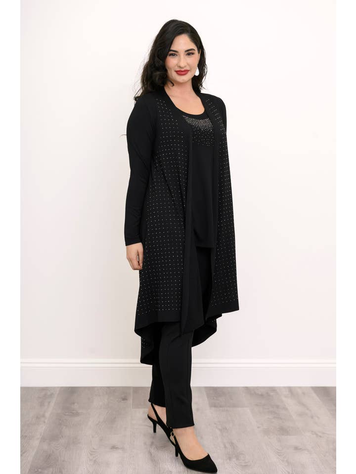 Blue Sky Clothing Co LLC – wholesale Jacka - Dam – Priscilla Jacka, Svart Diamant, Bambu1