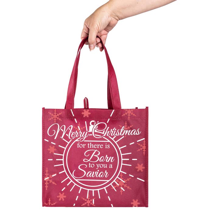 Divinity Boutique - Wholesale Tote Bag - Women's - Eco Tote: Christmas-Red-Ornament3