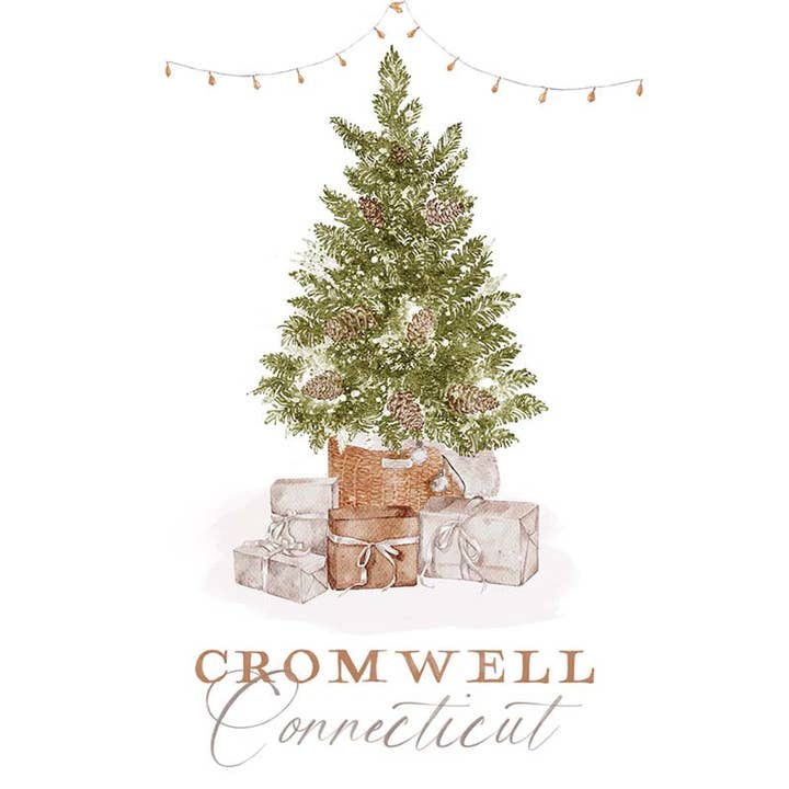 White Oval Ornament-Cottage Tree Cromwell Connecticut for wholesale on Faire4