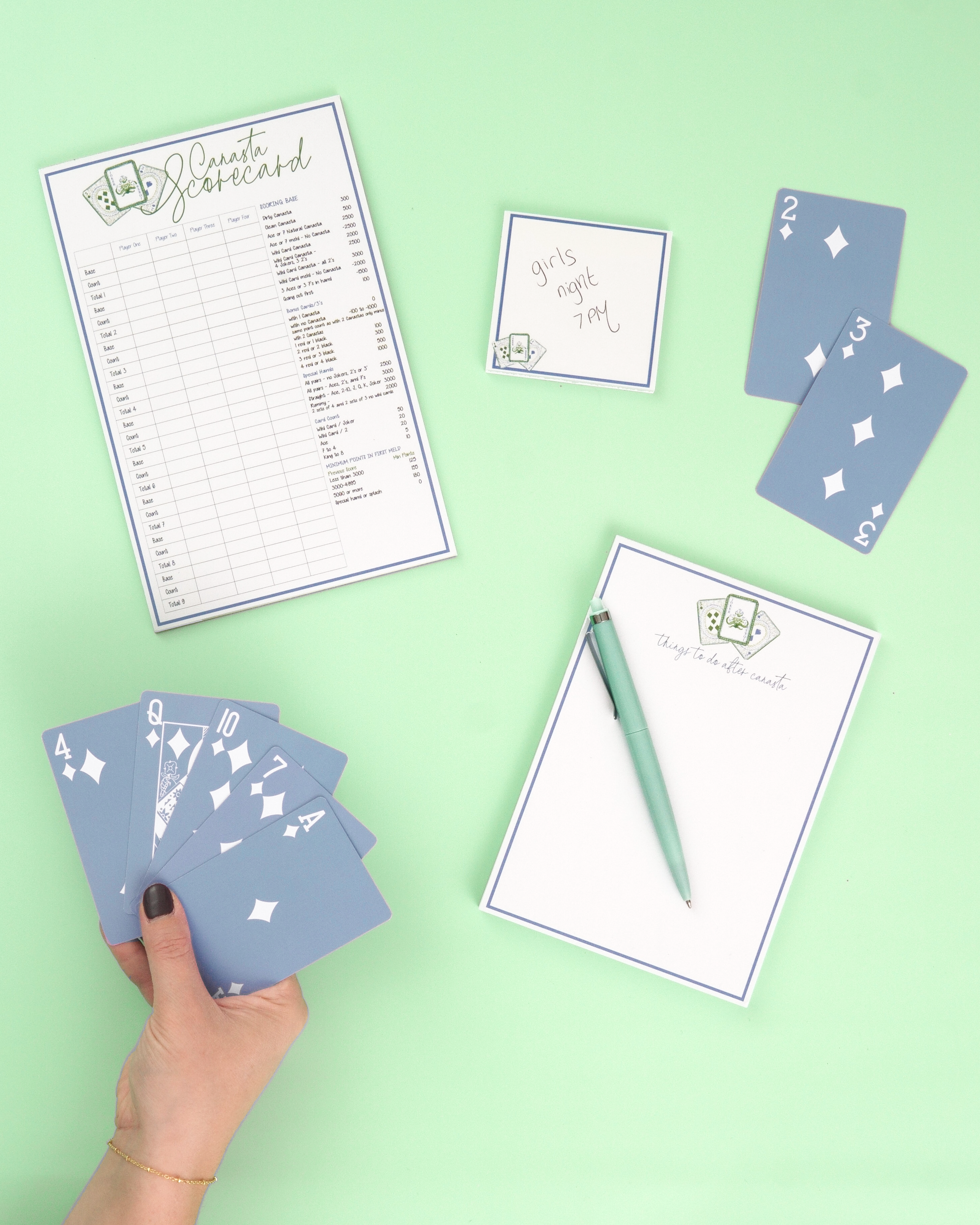 Busy Bee Gift - Wholesale Disposable Coasters - Canasta Playing Card Coasters - Thick Paper3