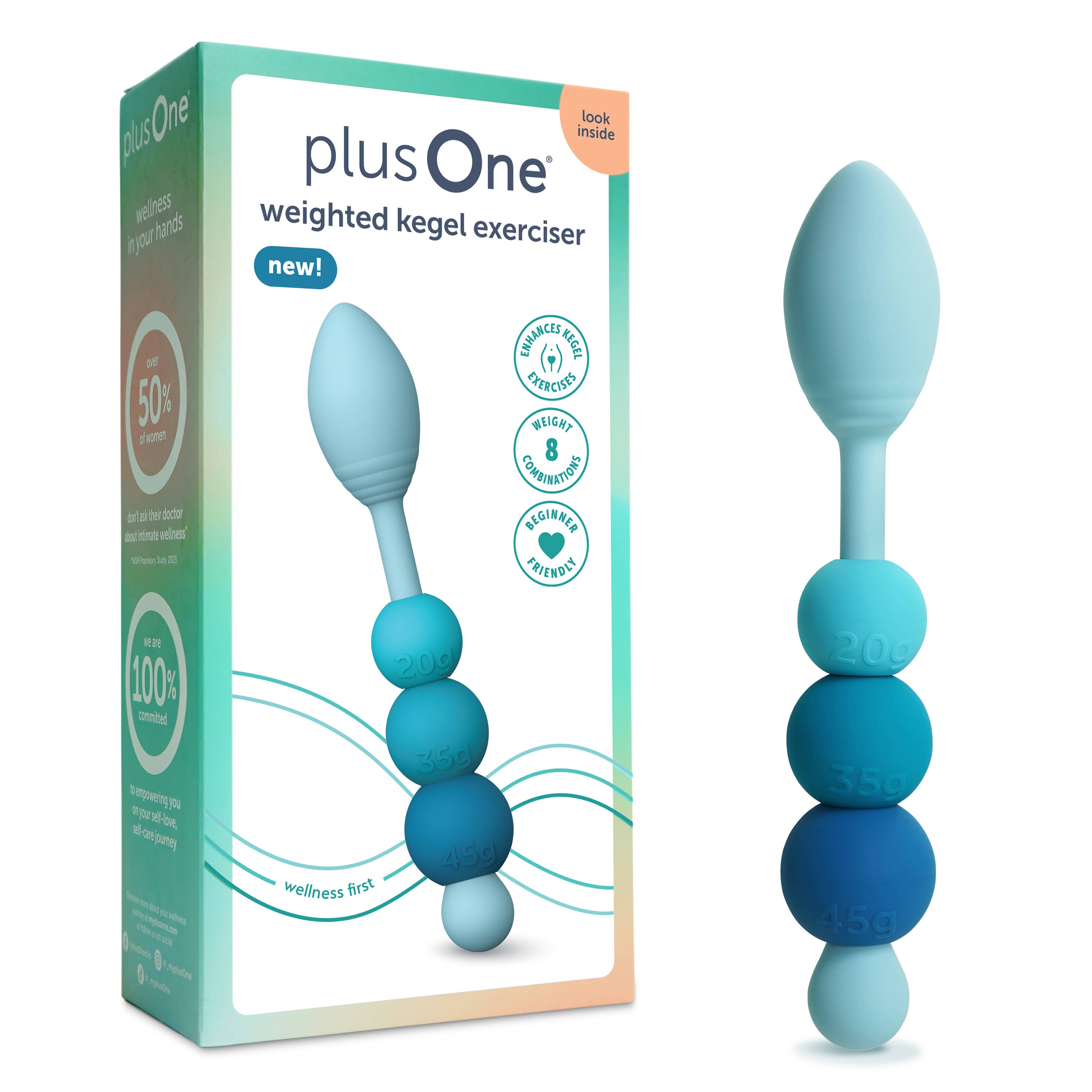 plusOne - Wholesale Sex Toy - plusOne Weighted Kegel Trainer7