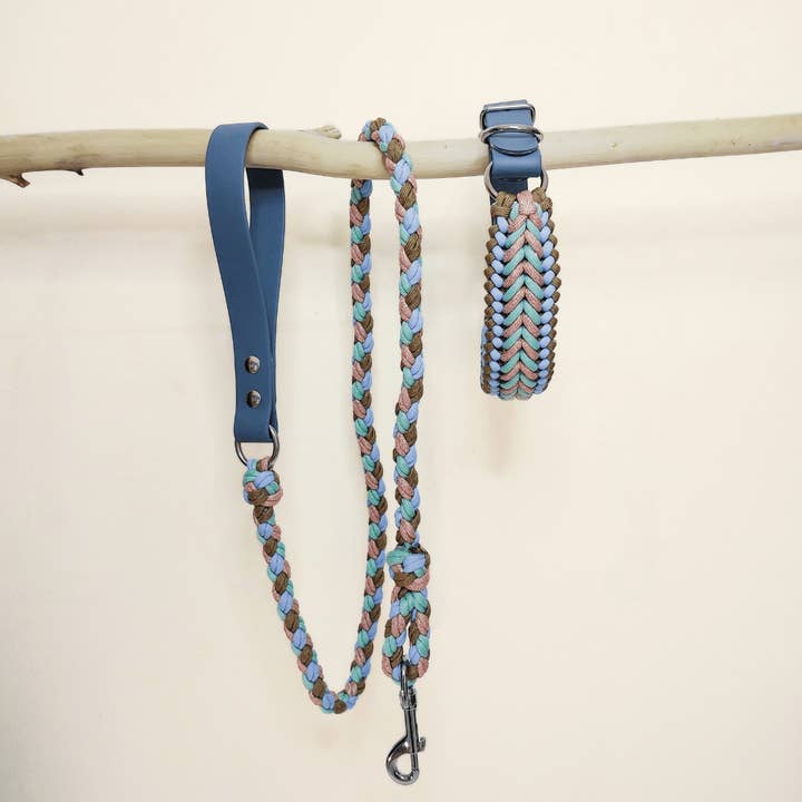 Truffe & Flair – Engroshandel Hundesnor - Hund – Biothan/Paracord Flettet Hundesnor - Blå