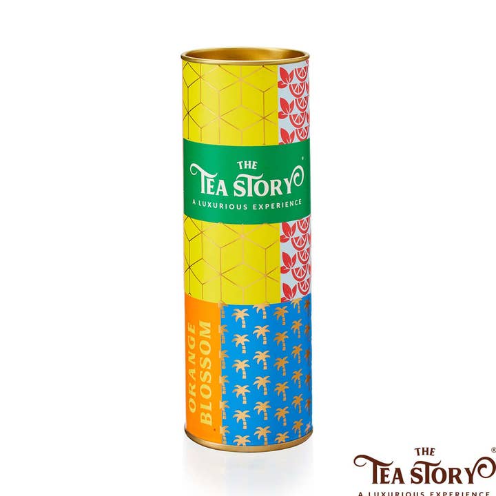 Orange Blossom Tea Tube för wholesale av The Tea Story