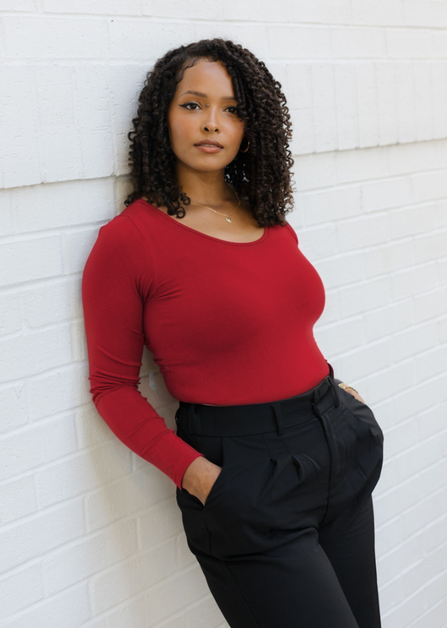 ELIETIAN - Vente Haut en maille – femme - Manches longues réversibles - Coupe incurvée28