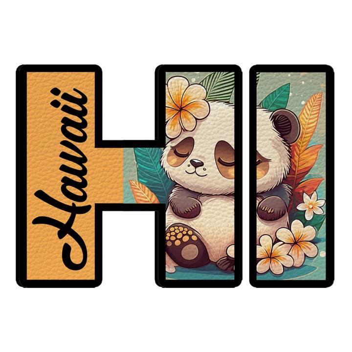 Faux Leather State Sticker #2 for wholesale by Stick‘emUp 4Lyfe