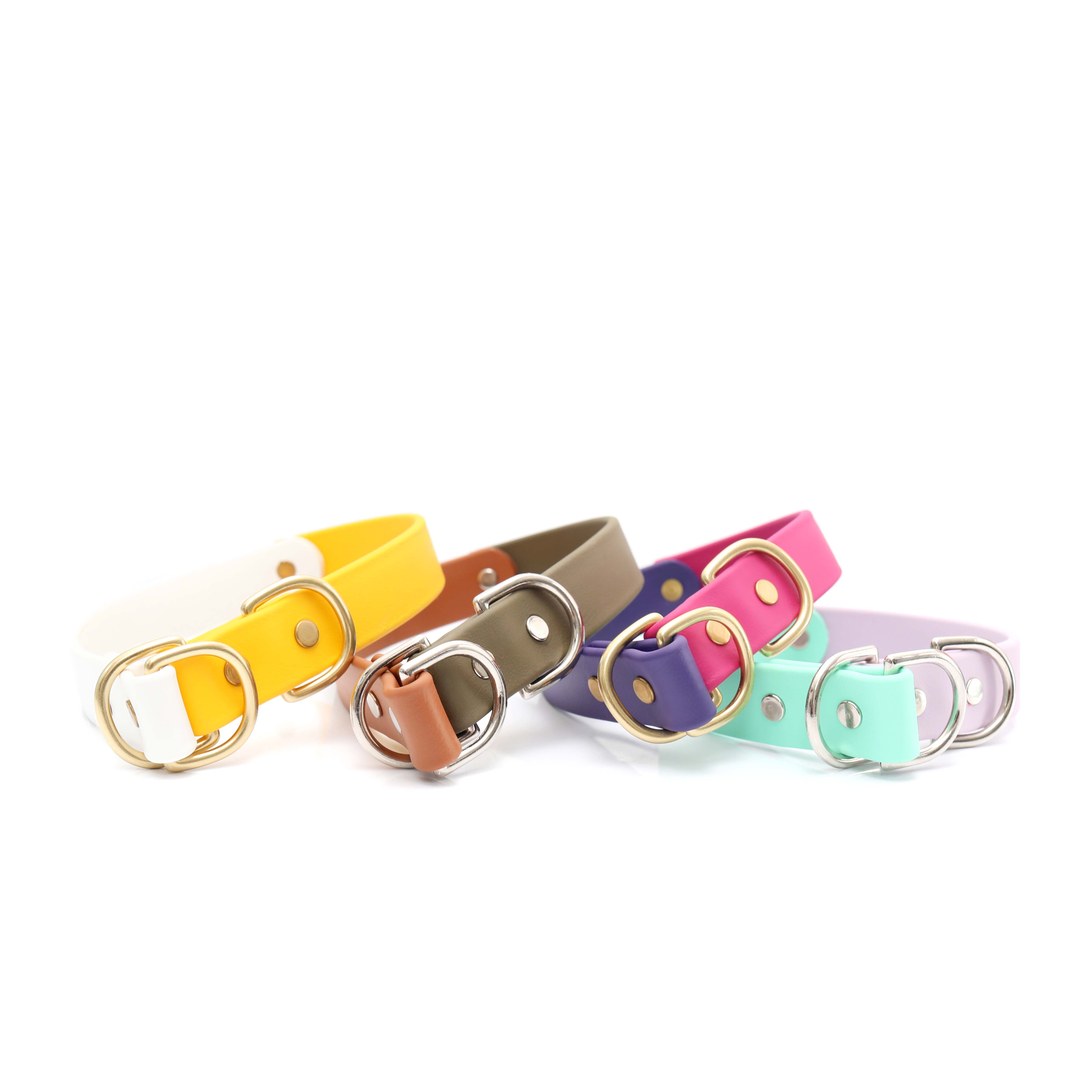 Mimi Green - Wholesale Pet Collar - Dog - Waterproof Biothane Slip Dog Collar - Two Tone3