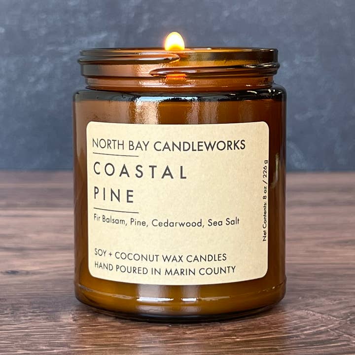 Coastal Pine (Standard Size, 8 oz) for wholesale by North Bay Candleworks