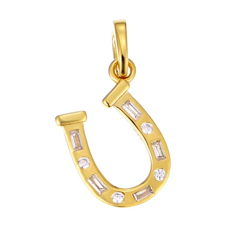 Horseshoe Charm for wholesale by Gold Trip