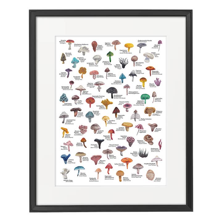 Lucy Locks Art - Wholesale Art Print - Mushroom A3 Print3