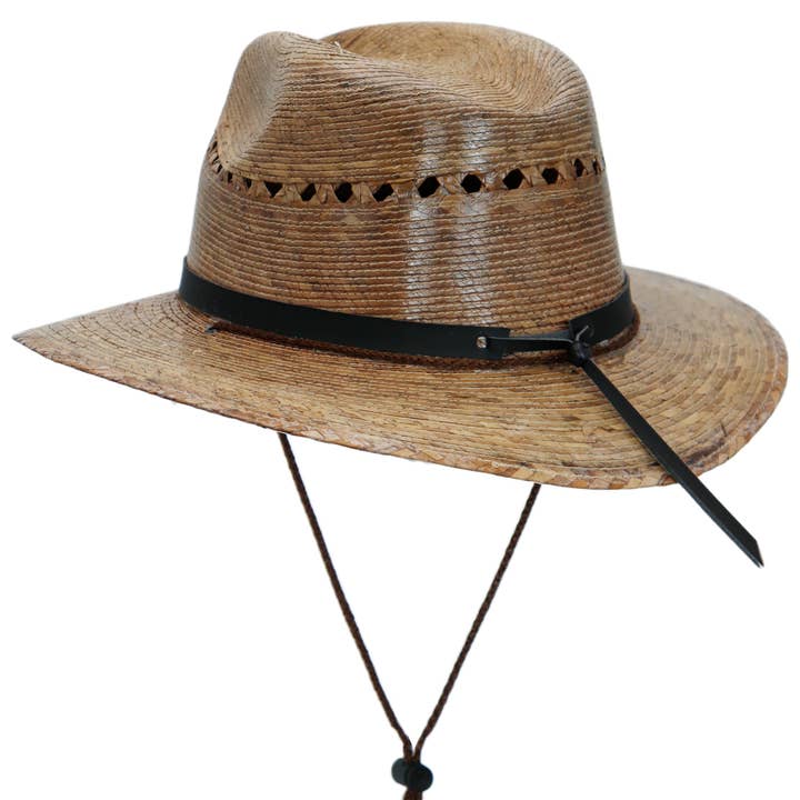 Cap Zone - Vente Chapeau de paille – femme - Chapeau de sauveteur en paille à bord plat Tycoon pour jeunes - Vent6