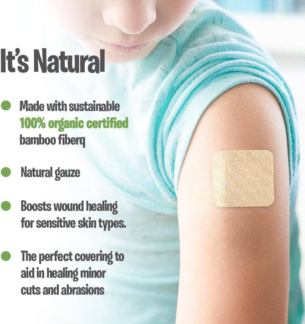 PATCH (Aus) - Eco First Aid - Wholesale Bandaids/Bandages - PATCH MIXED PACK - 100 Assorted Size Bandages3