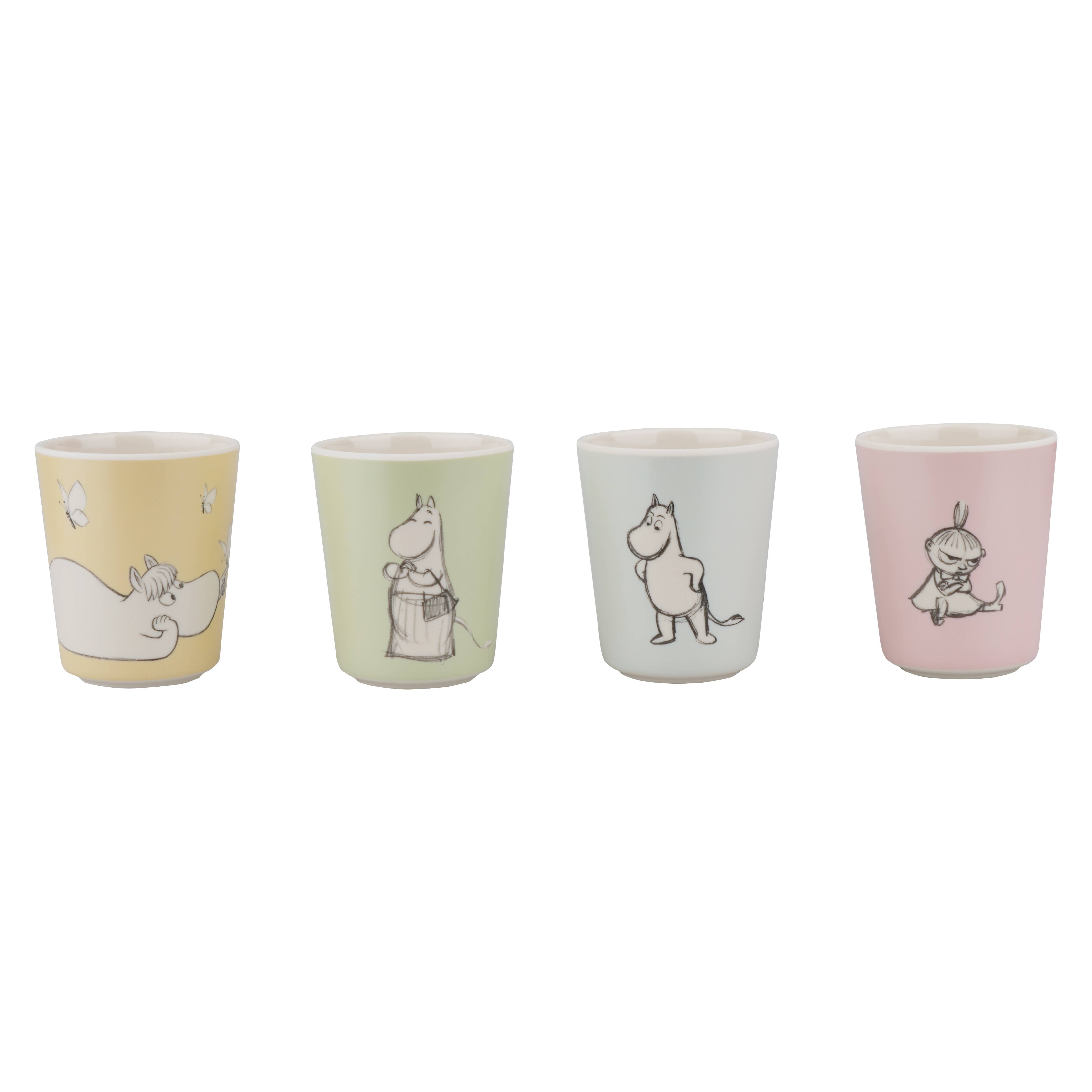 Barbo Toys - Wholesale Drinking Glass/Cup - Kids & Baby - Moomin - 4 Tumbler Set2