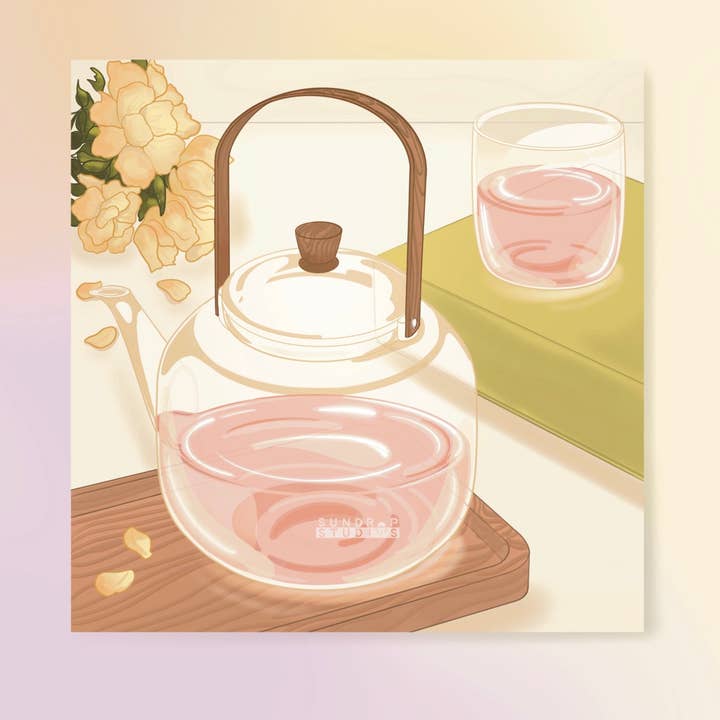 Magisk te kunsttryk for engroshandel hos Sundrop Studios