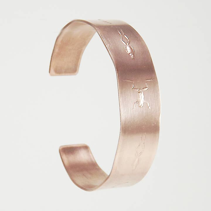 Frosch 1/2 Zoll Armreif 2C Kupfer für den Großhandel von David Stepan