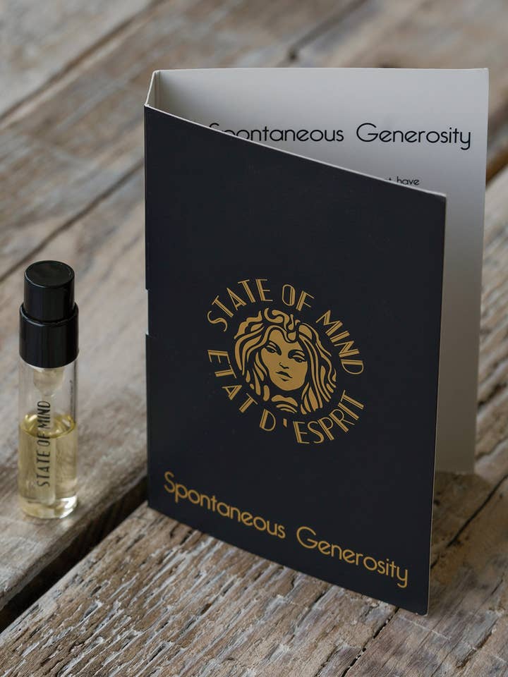 Spontaneous Generosity Perfume Sample for wholesale by State of Mind