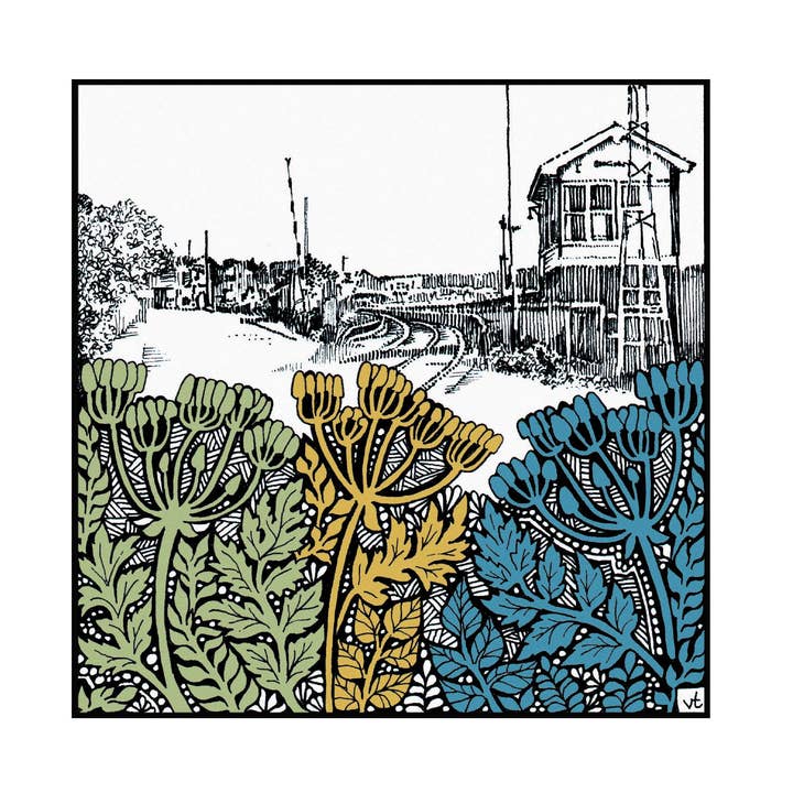 Milltir Sgwâr (Square Mile) Deganwy Signal Box for wholesale by Alff a Bet Design