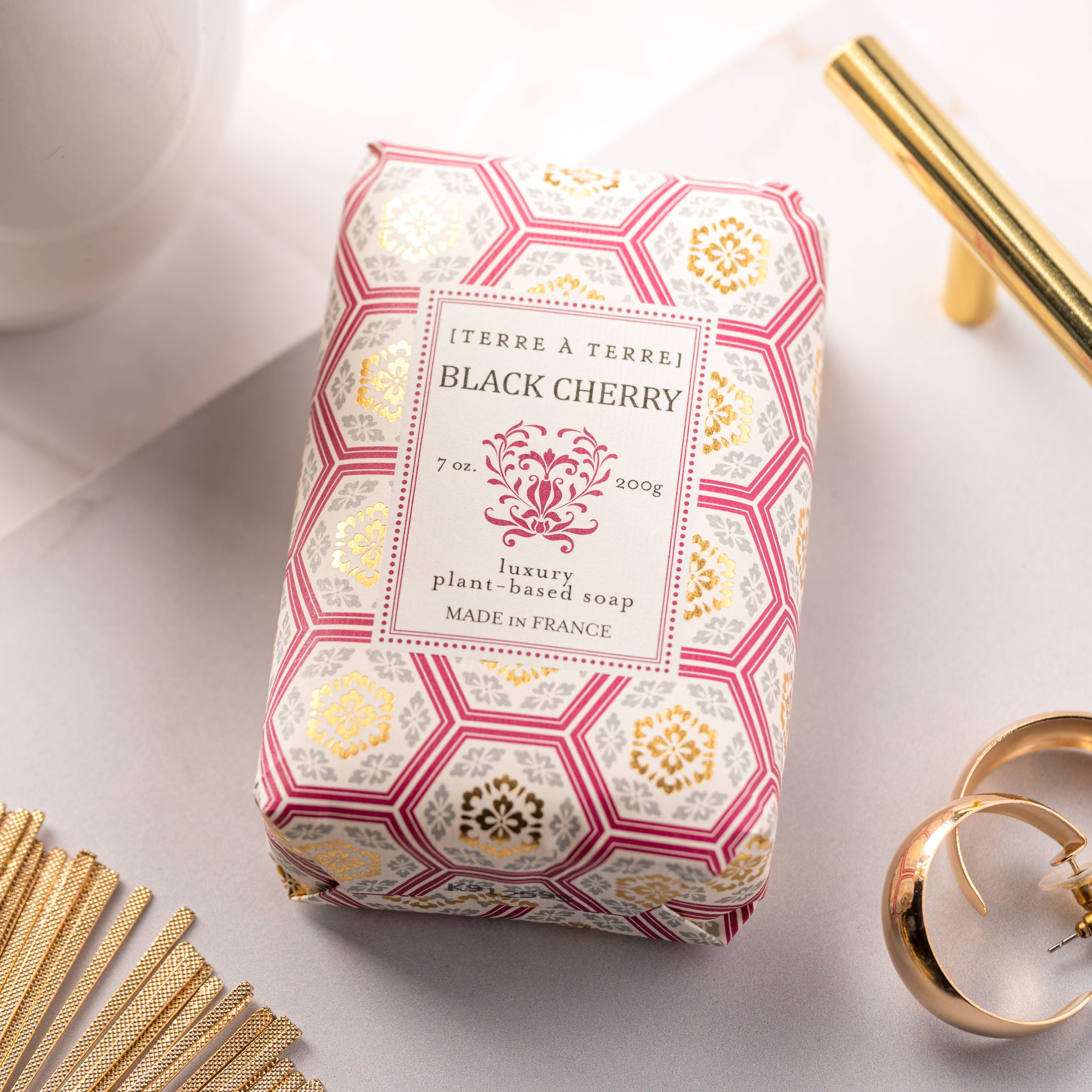 Ton Savon Inc - Wholesale Bar Soap - Textile Collection Soaps - Black Cherry