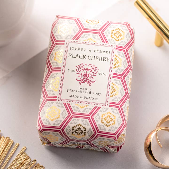 Ton Savon Inc - Wholesale Bar Soap - Textile Collection Soaps - Black Cherry0