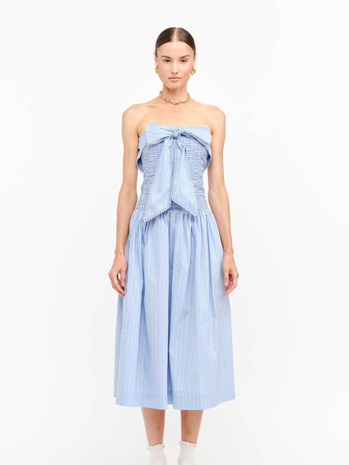 bleu Robe Selma en vente sur Faire0