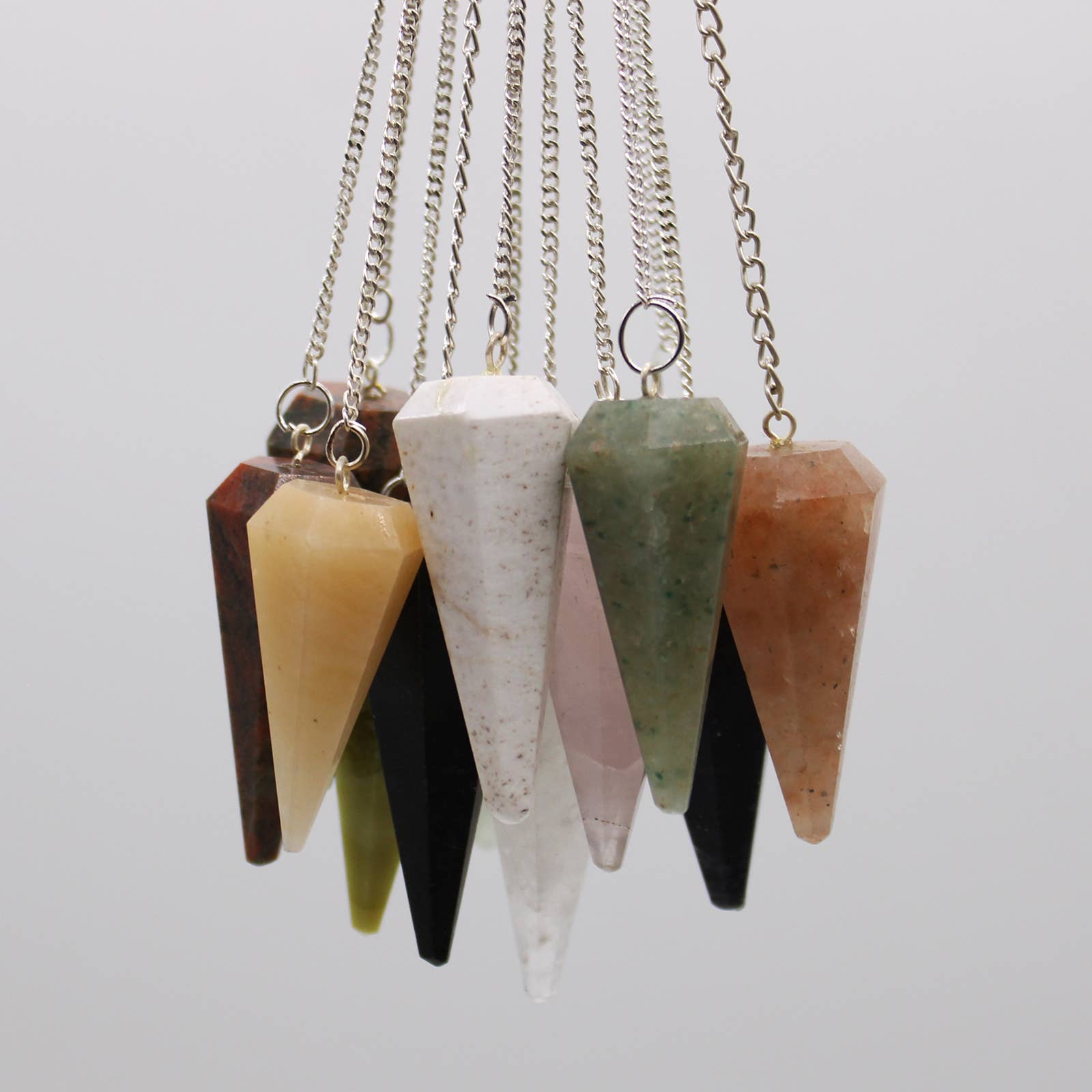 Ancient Wisdom – wholesale Spiritual stone/crystal – Magic Pendulum - Mixed Selection5