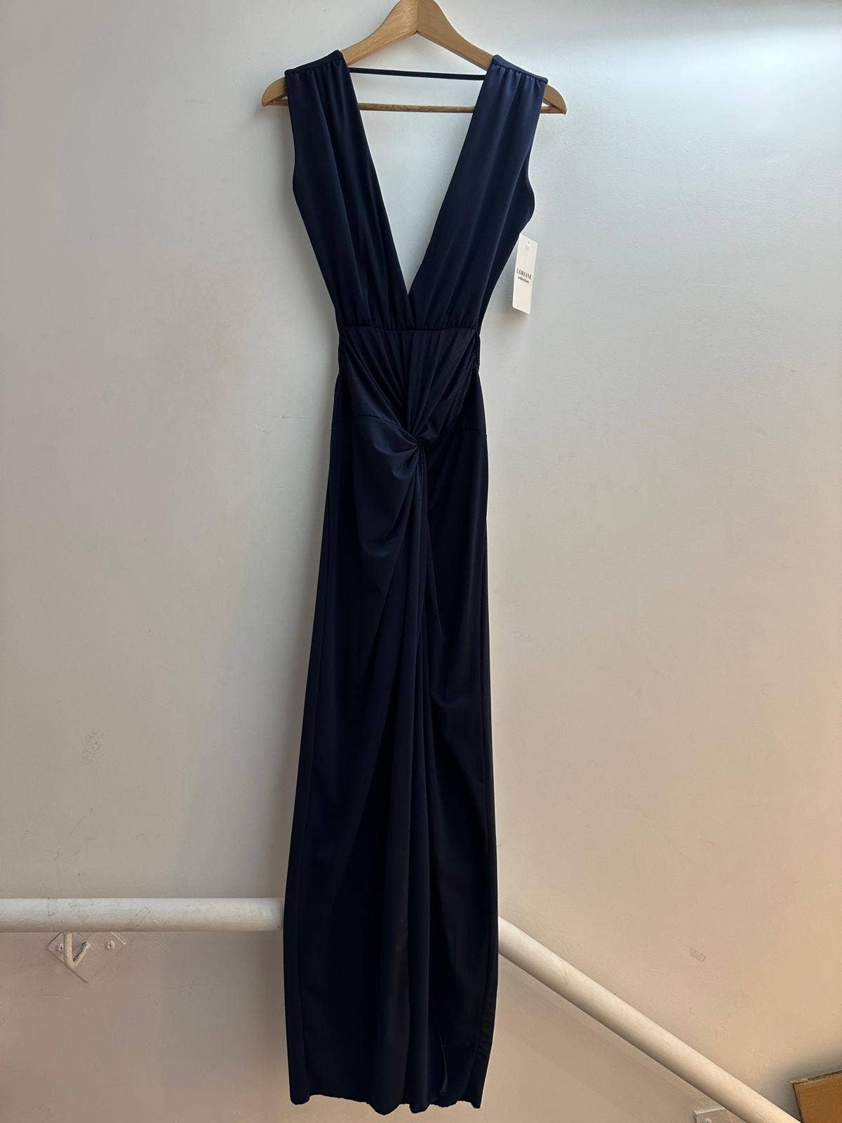 LORIANE – wholesale Dress – Women's – 5997 Plain long dress with open back one size13