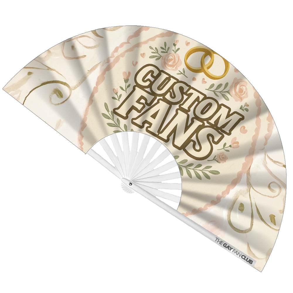 The Gay Fan Club - Wholesale Handheld Folding Fan - Custom Fan Designer7
